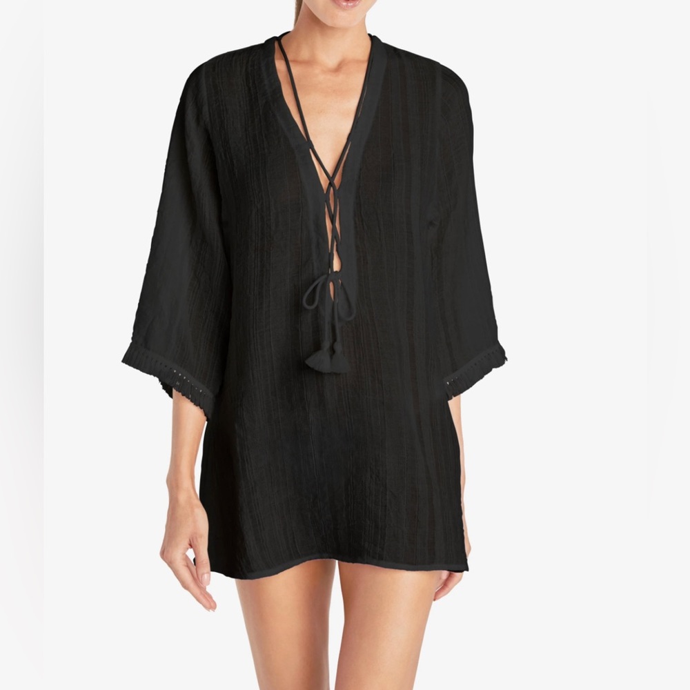 Robin Piccone Black Natalie Tunic
